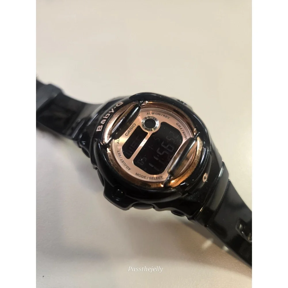 Casio BABY-G BG169G-1 Women's Origin Whale Series Black Bronze Digital Watch